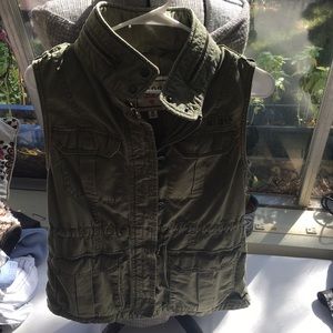 Lightly worn green vest